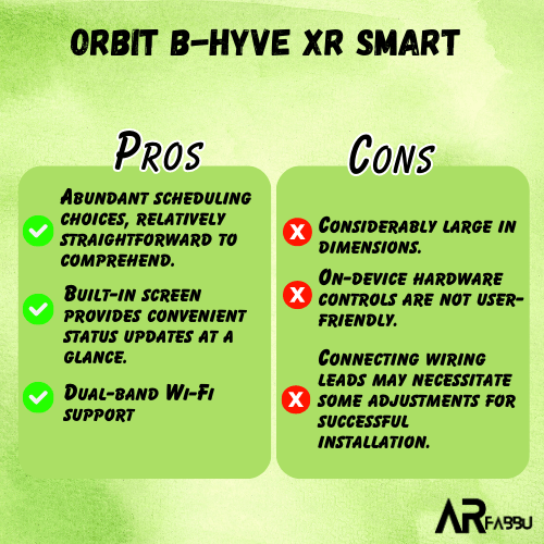 pros and cons of orbit b-hyve xr smart 