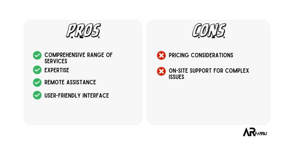 HelloTech's pros and cons 