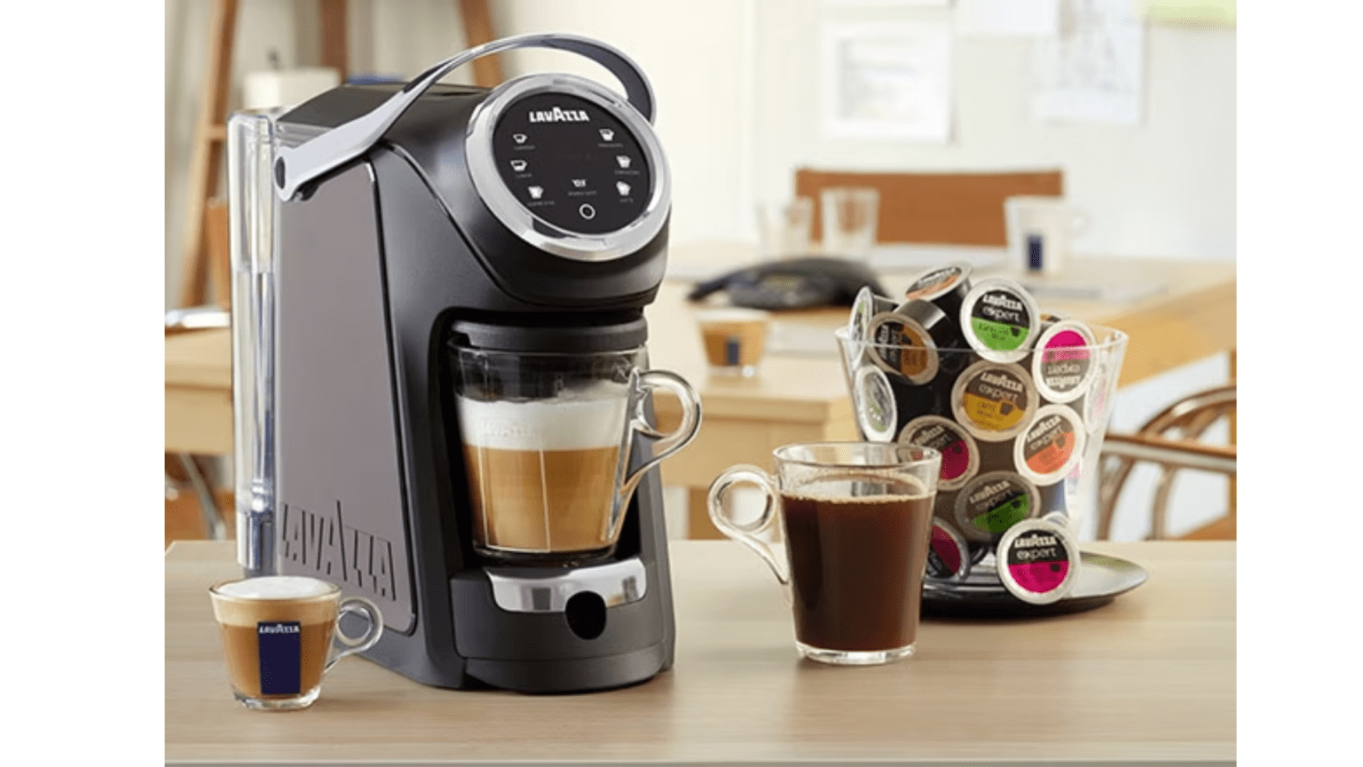 Lavazza Expert Coffee Classy Plus Single Serve ALL-IN-ONE Espresso & Coffee Brewer Machine