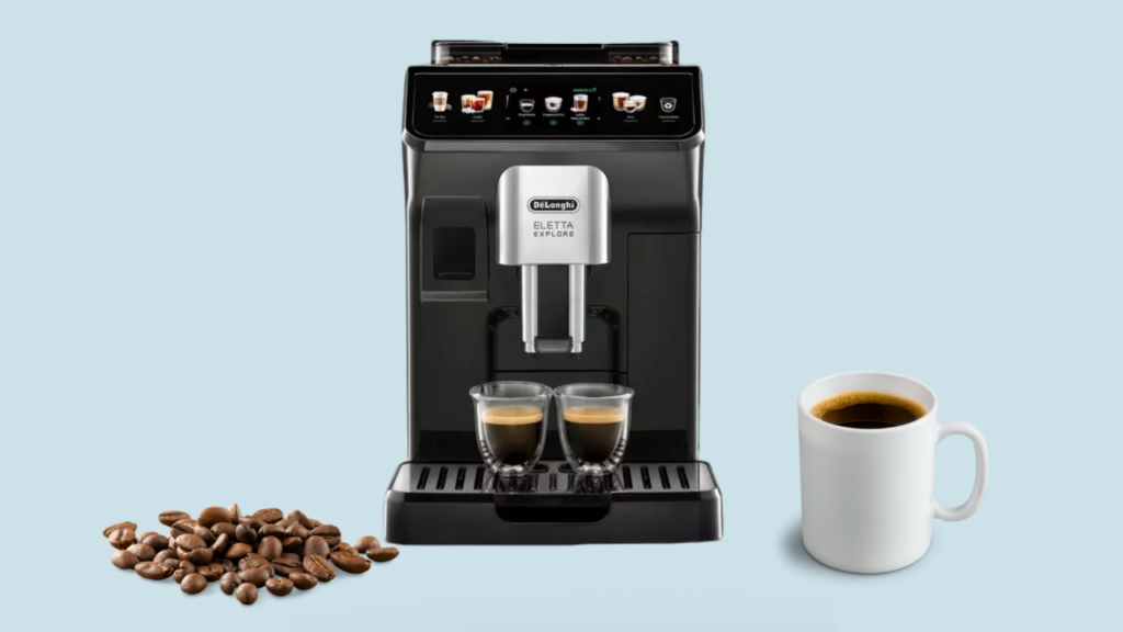 Meet the De'Longhi Eletta Explore Fully Automatic Espresso Machine, espresso machine, drink, recipe