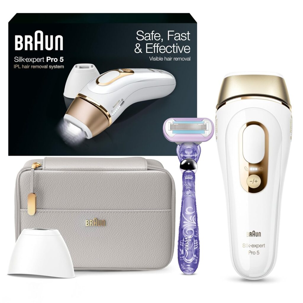 The Braun IPL Long-lasting Laser Hair Removal Device