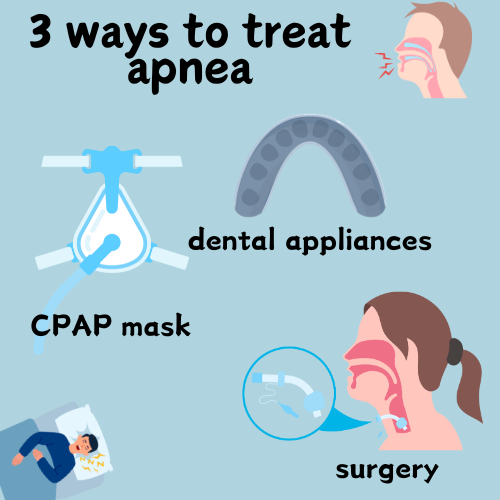 3 Ways to treat apnea