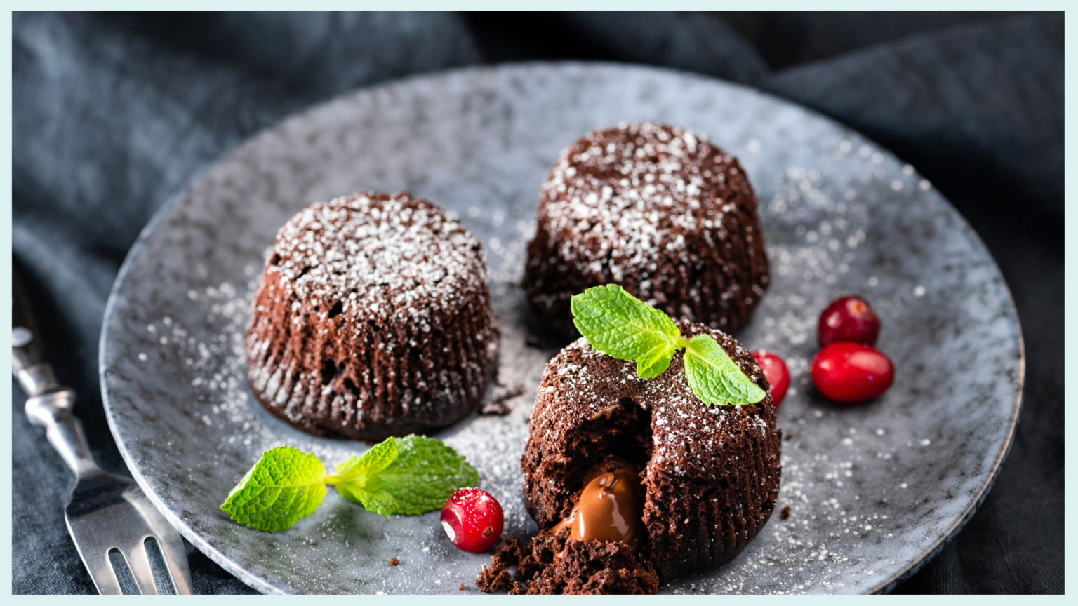 Air Fryer Molten Lava Cake